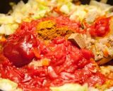 ひよこ豆と春キャベツの⁂トマトスープ作り方6写真