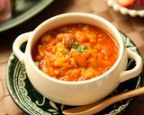 ひよこ豆と春キャベツの⁂トマトスープ作り方9写真