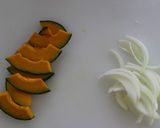 かぼちゃの豆乳スープ作り方1写真