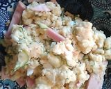 コストコのマッシュポテトでまずはサラダを作り方5写真