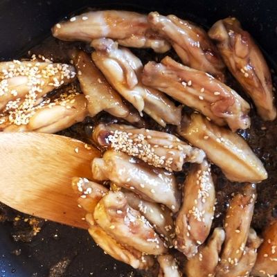 やみつきの味♡手羽中のこってり甘辛煮 by ♪♪maron