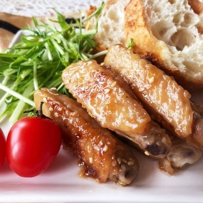 やみつきの味♡手羽中のこってり甘辛煮 by ♪♪maron