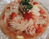 爽やかトマトとレモンのぶっかけ素麺作り方5写真