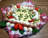 シフォンでデコレーションケーキ作り方15写真