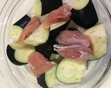 レンチンで簡単！ナスピーマンの辛味噌和え作り方1写真