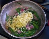 いちいち茹でない　時短　麻辣醤パスタ作り方5写真
