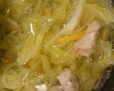 きゃべつと鶏肉のスープ☆ゆずの香り作り方3写真