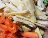 たけのこと牛肉のオイスターソース炒め作り方2写真