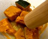 かぼちゃ煮物でサラダ作り方2写真