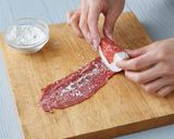 レンジで10分!牛肉の玉ねぎ巻き作り方2写真