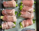アスパラ肉巻きの焼肉のタレ焼き作り方3写真