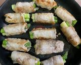 アスパラ肉巻きの焼肉のタレ焼き作り方6写真