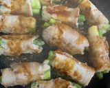 アスパラ肉巻きの焼肉のタレ焼き作り方7写真