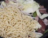 鳥取のホルそば（ホルモン焼きそば）作り方6写真