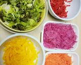 お弁当に！カラフルレインボーサラダ♪作り方1写真