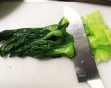 片手間に一品 チンゲンサイのワサビ和え作り方4写真