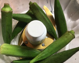 生オクラと水だけ！もっちりオクラとろろ作り方1写真