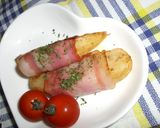 ✿冷凍ポテトの❀ベーコン巻き✿作り方2写真