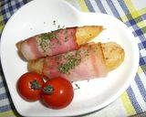 ✿冷凍ポテトの❀ベーコン巻き✿作り方3写真
