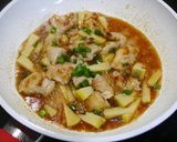 簡単!甘辛☆やきとり筍(丼)作り方2写真