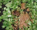 ごま油とお味噌の香り♪大根の葉っぱ♪作り方1写真