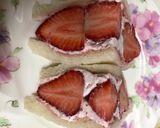 小学生遠足弁当はいちごサンド作り方3写真