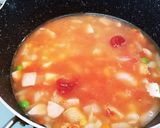 簡単！ヤミツキ！もち麦のトマトスープ♪作り方5写真