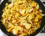 鶏胸肉しめじ玉ねぎケチャソースチーズ焼き作り方13写真