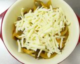 鶏胸肉しめじ玉ねぎケチャソースチーズ焼き作り方15写真