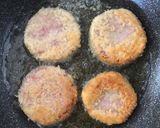 簡単♪揚げない！厚切りハムカツ作り方4写真