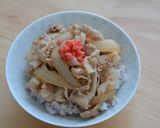 万能ドレ使用!簡単牛丼!作り方4写真