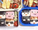 キャラ弁☆マイクラおにぎり^ ^作り方3写真
