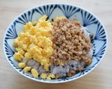 万能きび酢ドレ使用!2色丼作り方3写真
