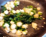 ベビーホタテとあおさ海苔のパスタ作り方4写真
