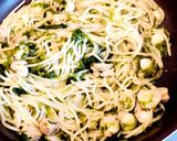 ベビーホタテとあおさ海苔のパスタ作り方5写真