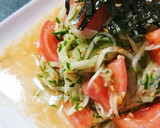 簡単 トマトときゅうりの中華風サラダ作り方3写真