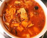 鯖の水煮缶とトマト缶の野菜スープ作り方6写真