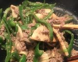 ひき肉のチンジャオロース作り方5写真