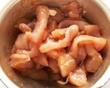 ピリ辛おつまみに＊ささ身のヘルシー棒餃子作り方2写真