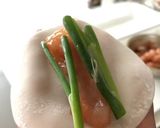 ピリ辛おつまみに＊ささ身のヘルシー棒餃子作り方3写真