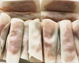 ピリ辛おつまみに＊ささ身のヘルシー棒餃子作り方4写真