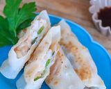 ピリ辛おつまみに＊ささ身のヘルシー棒餃子作り方6写真