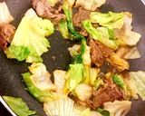 牛肉とレタスのスタミナ焼き作り方3写真