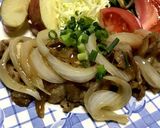 新玉ねぎと豚の生姜焼き作り方8写真