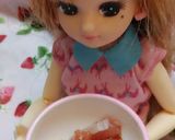リカちゃんサイズ♡まぐろ漬けサラダꕤ*.作り方3写真
