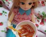 リカちゃんサイズ♡まぐろ漬けサラダꕤ*.作り方4写真