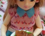 リカちゃんサイズ♡まぐろ漬けサラダꕤ*.作り方6写真
