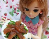 リカちゃんサイズ♡まぐろ漬けサラダꕤ*.作り方8写真