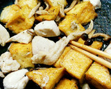 厚揚げと鶏胸肉としめじの青じそ甘酢煮作り方6写真