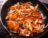 魚介類のケチャップ炒め作り方3写真